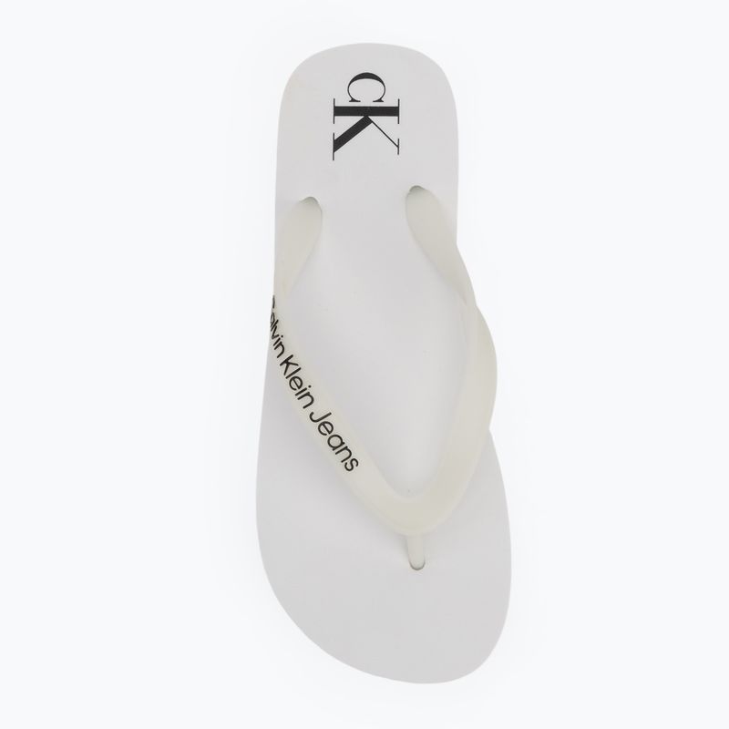 Dámské žabky Calvin Klein YW0YW01830 Beach Sandal Flatform Tpu bright white/black 5