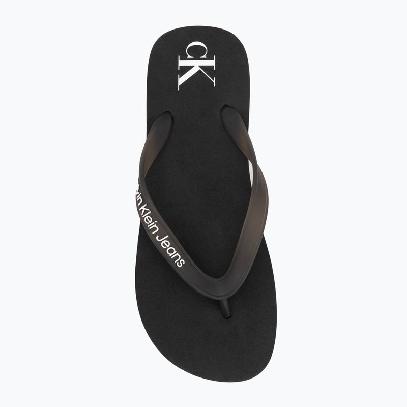 Dámské žabky Calvin Klein YW0YW01830 Beach Sandal Flatform Tpu black/bright white 5