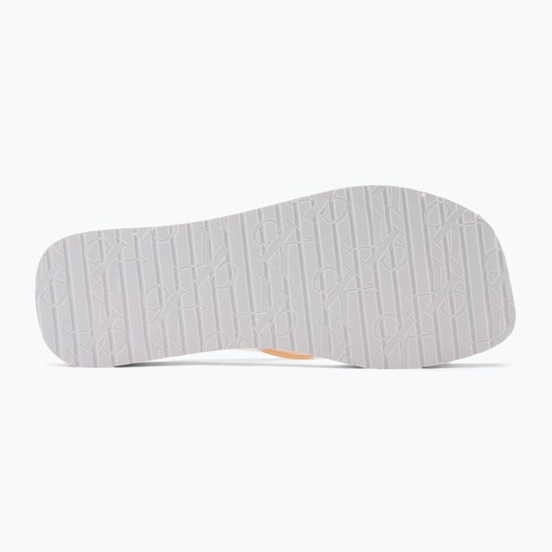 Dámské žabky Calvin Klein YW0YW01720 Thong+ Tpu Metallic whisper pink/bright white 4