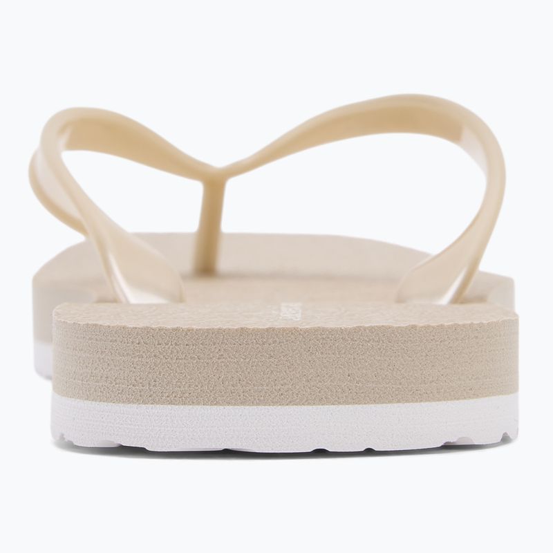 Dámské žabky Calvin Klein YW0YW01720 Thong+ Tpu Metallic eggshell/bright white 6