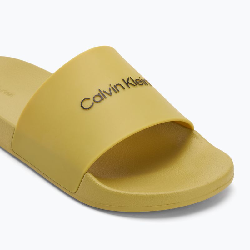 Pánské nazouváky Calvin Klein HM0HM00455 Pool Slide Rubber avocado oil 7