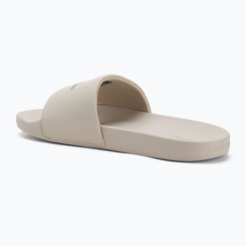 Pánské žabky Calvin Klein HM0HM01754 Pool Slide Ck Square feather grey 3