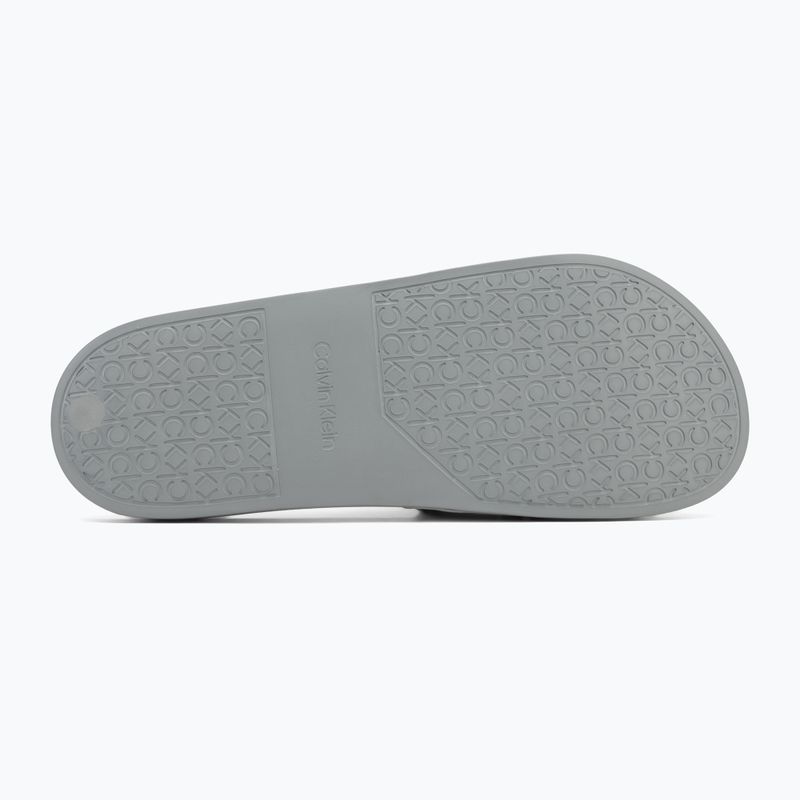 Pánské žabky Calvin Klein HM0HM01752 Pool Slide Double T granite road 4