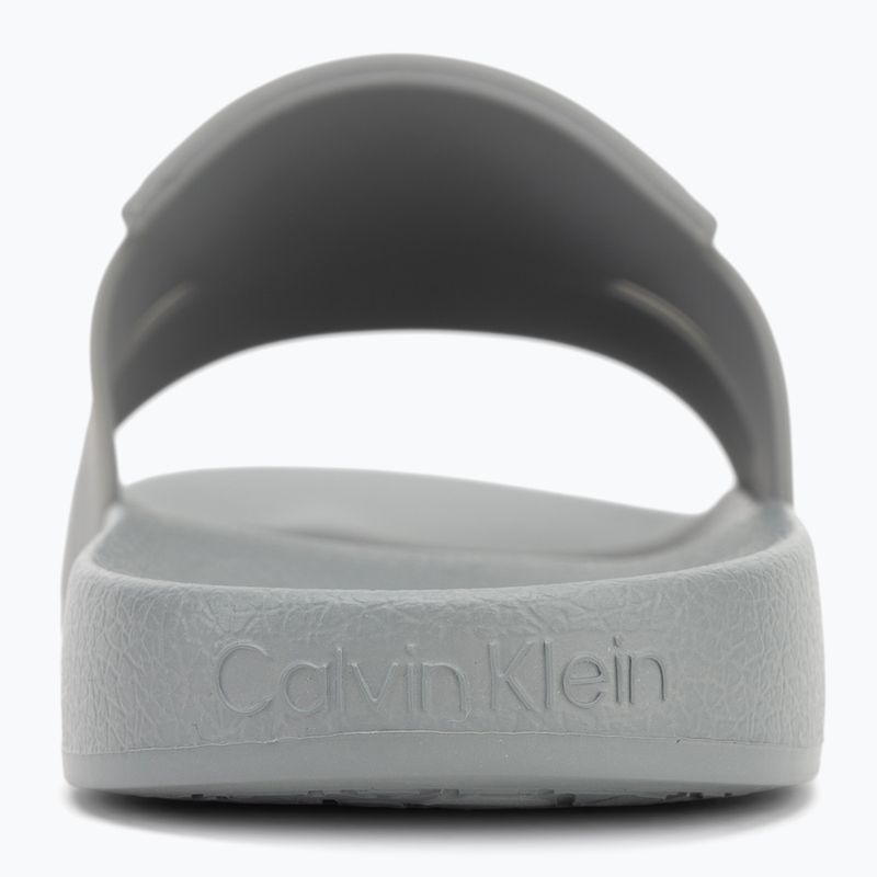 Pánské žabky Calvin Klein HM0HM01752 Pool Slide Double T granite road 6