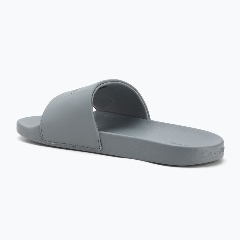 Pánské žabky Calvin Klein HM0HM01754 Pool Slide Ck Square granite road 3
