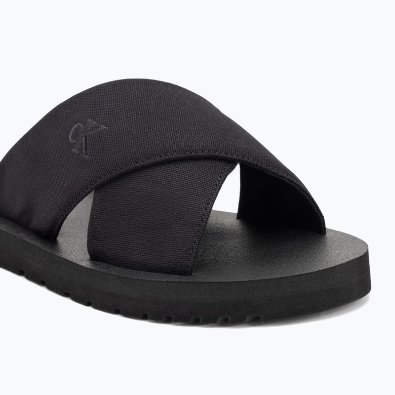 Pánské žabky Calvin Klein YM0YM01223 Cross Sandal Crxs Tx triple black 7