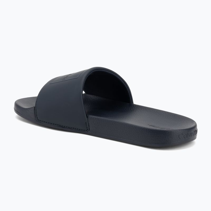 Pánské žabky Calvin Klein pánské HM0HM01754 Pool Slide Ck Square navy 3