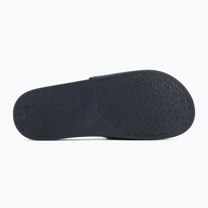 Pánské žabky Calvin Klein pánské HM0HM01754 Pool Slide Ck Square navy 4