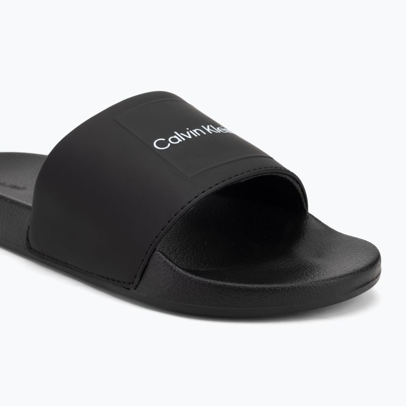 Pánské žabky Calvin Klein HM0HM01754 Pool Slide Ck Square black 7