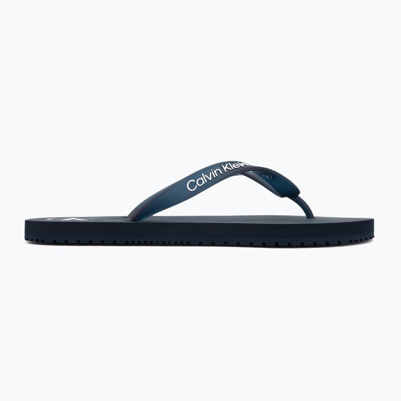 Pánské žabky Calvin Klein YM0YM01267 Beach Sandal Transparent Tpu navy/bright white 2