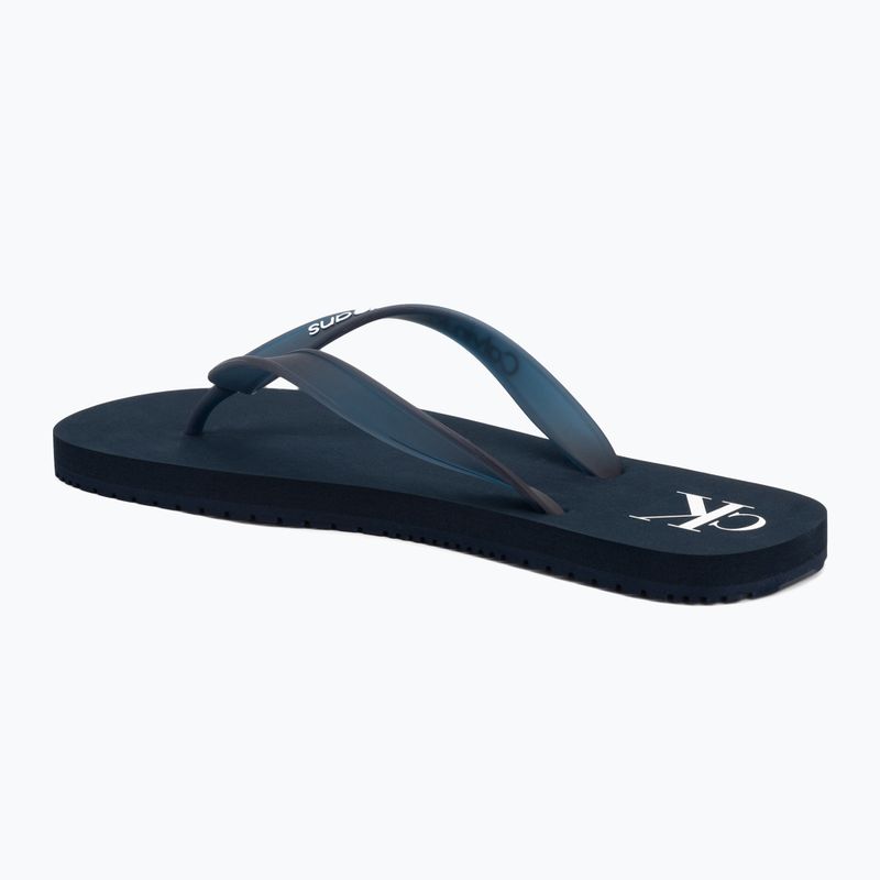 Pánské žabky Calvin Klein YM0YM01267 Beach Sandal Transparent Tpu navy/bright white 3