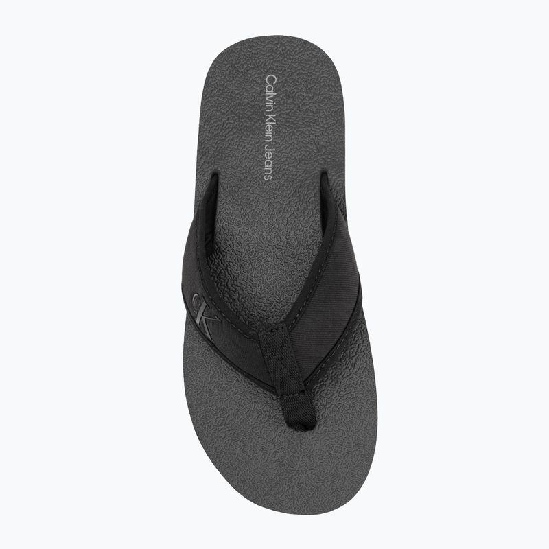 Pánské žabky Calvin Klein YM0YM01235 Thong+ Cv triple black 5