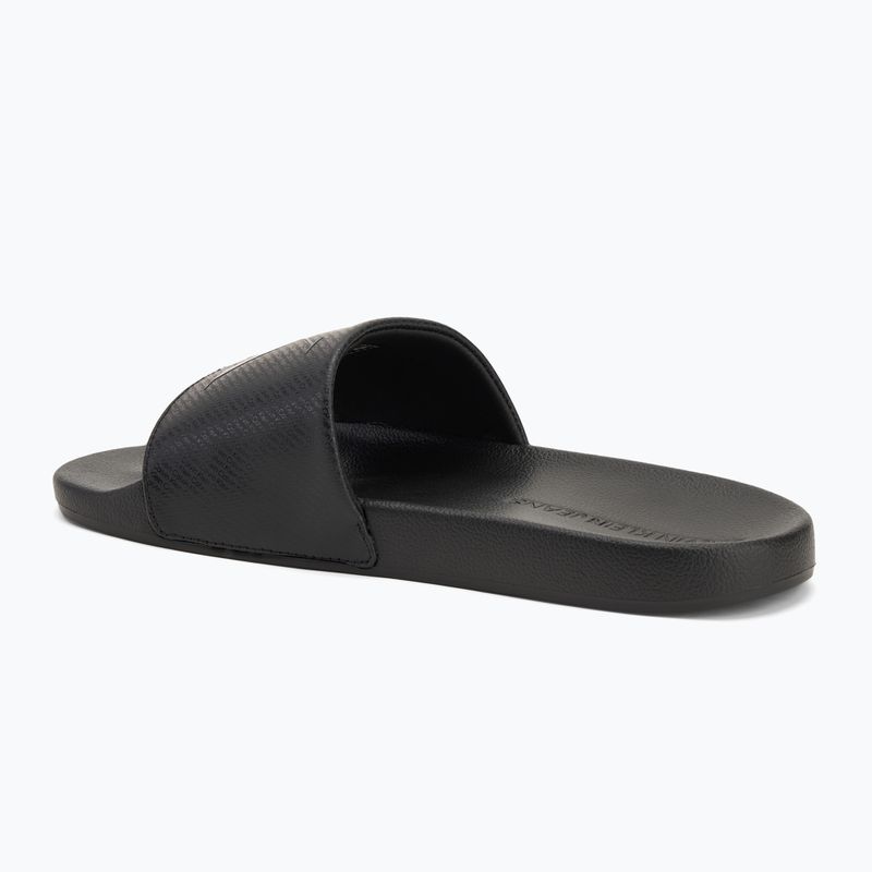 Pánské žabky Calvin Klein YM0YM01269 Slide Aop Print triple black 3