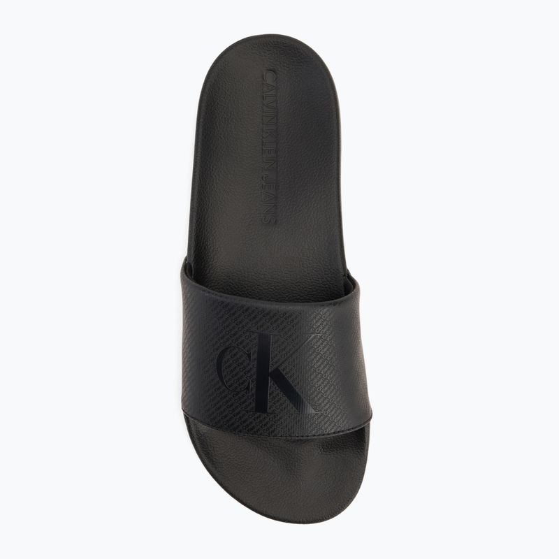 Pánské žabky Calvin Klein YM0YM01269 Slide Aop Print triple black 5