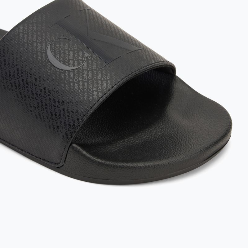 Pánské žabky Calvin Klein YM0YM01269 Slide Aop Print triple black 7