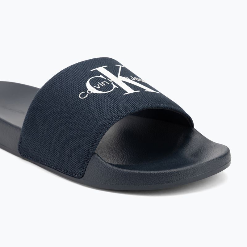 Pánské nazouváky  Calvin Klein YM0YM01271 Slide Monogram Cv triple calvin navy 7