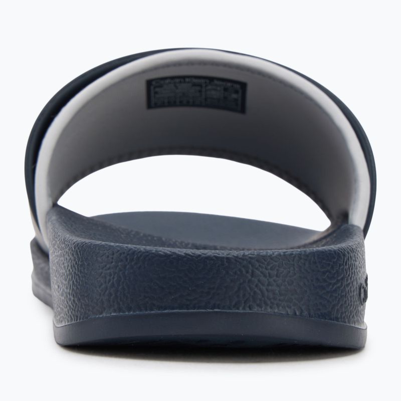 Pánské žabky Calvin Klein YM0YM00361 Slide Rubber Neoprene Monologo navy/oyster mushroom 6