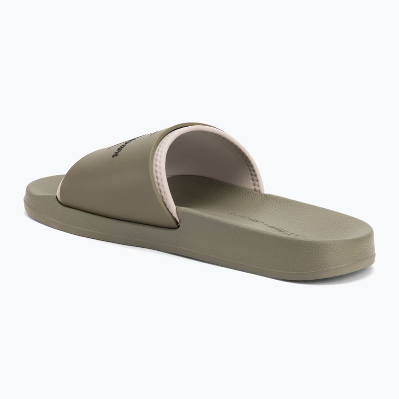 Pánské žabky Calvin Klein YM0YM00361 Slide Rubber Neoprene Monologo mermaid/eggshell 3