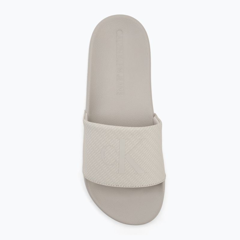 Pánské žabky Calvin Klein YM0YM01269 Slide Aop Print eggshell/turtle dove 5