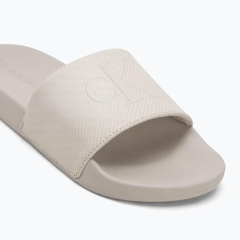 Pánské žabky Calvin Klein YM0YM01269 Slide Aop Print eggshell/turtle dove 7