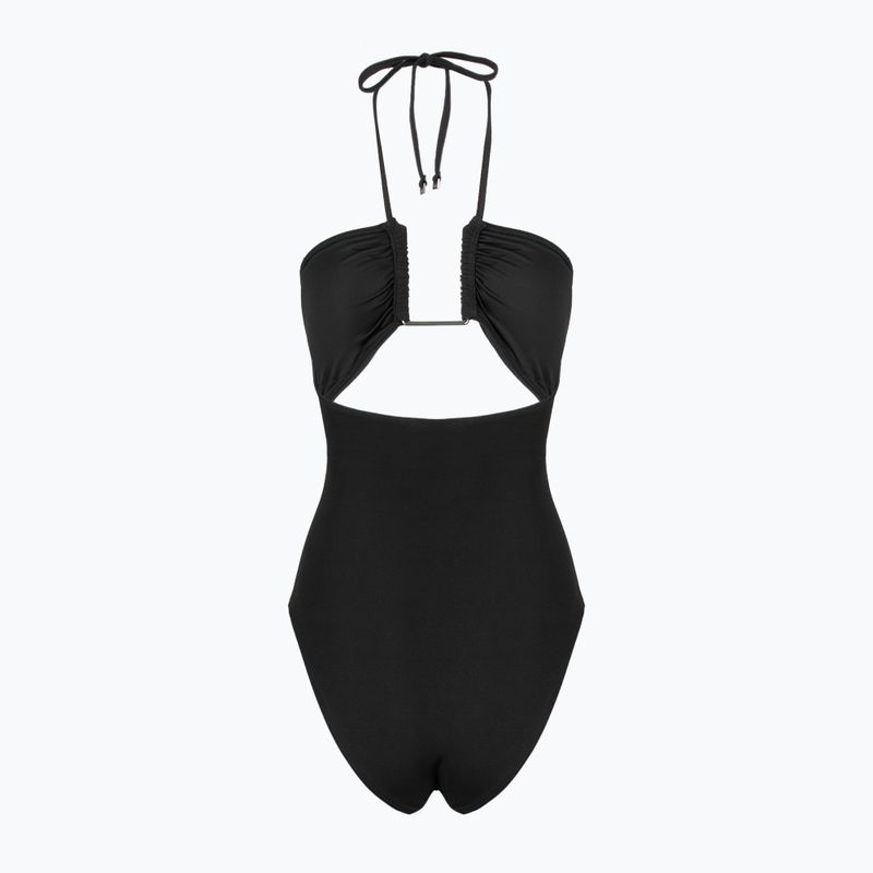 Dámské jednodílné plavky Calvin Klein KW0KW02813 Ck Wire Plunge One Piece-RP pvh black 2