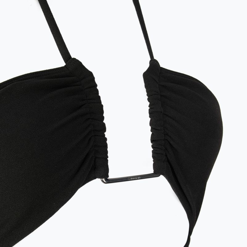 Dámské jednodílné plavky Calvin Klein KW0KW02813 Ck Wire Plunge One Piece-RP pvh black 3