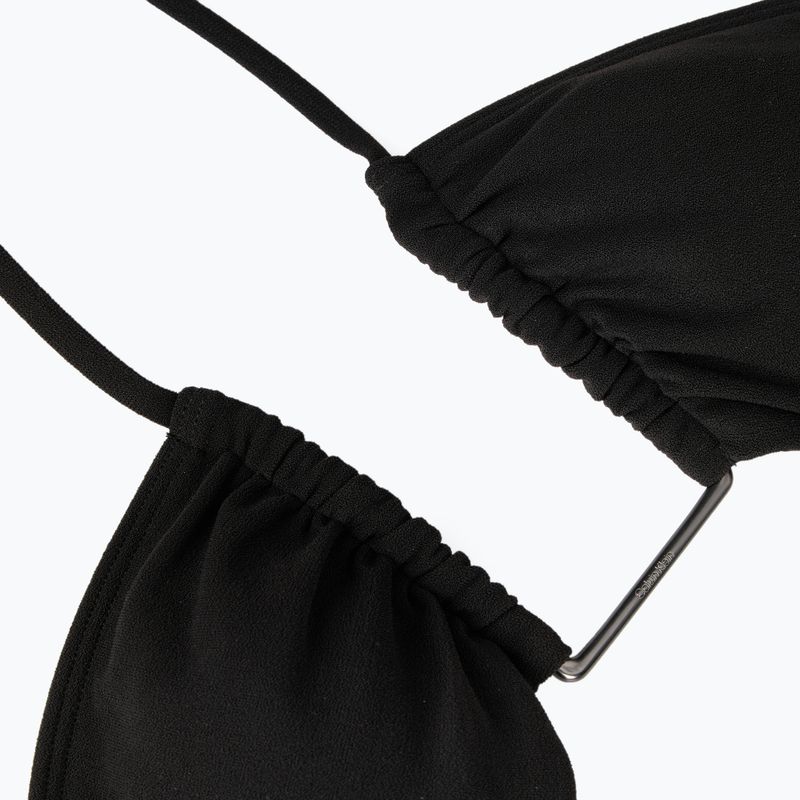 Dámské jednodílné plavky Calvin Klein KW0KW02813 Ck Wire Plunge One Piece-RP pvh black 4