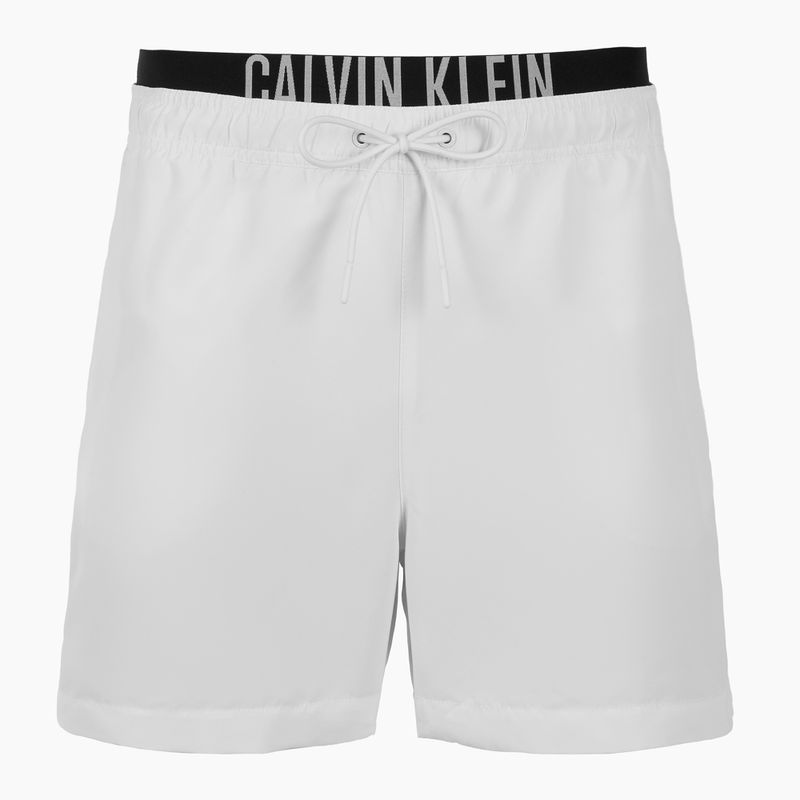 Pánské plavecké šortky Calvin Klein KM0KM01093 Intense Power Medium Double WB pvh classic white