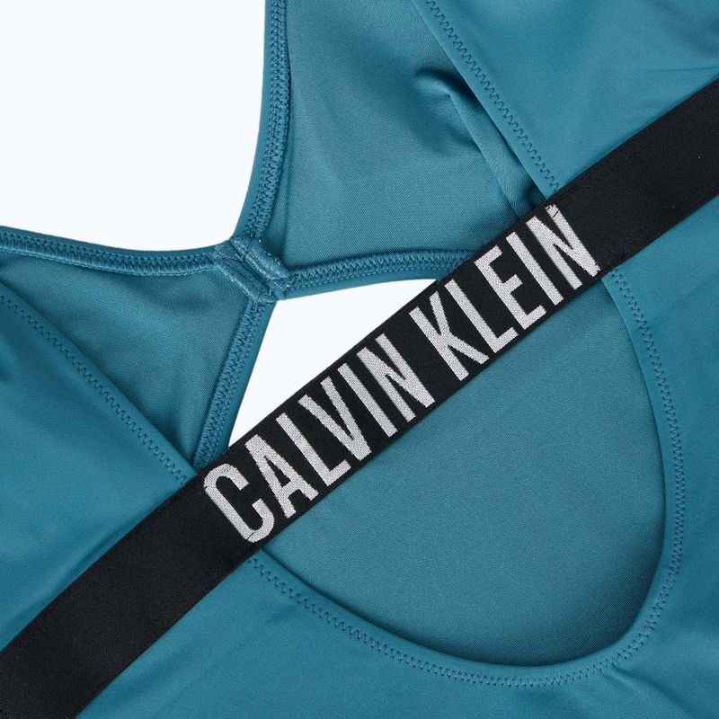 Dámské plavky  Calvin Klein KW0KW02746 Intense Power One Piece Fashion Fit storm blue 4
