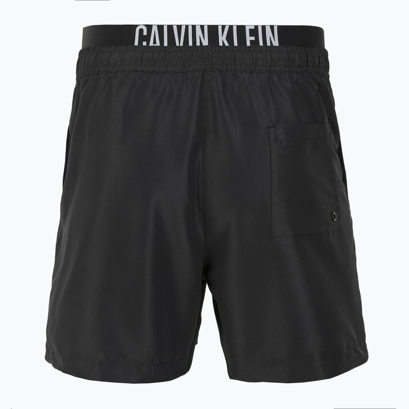 Pánské plavecké šortky Calvin Klein KM0KM01093 Intense Power Medium Double WB pvh black 2