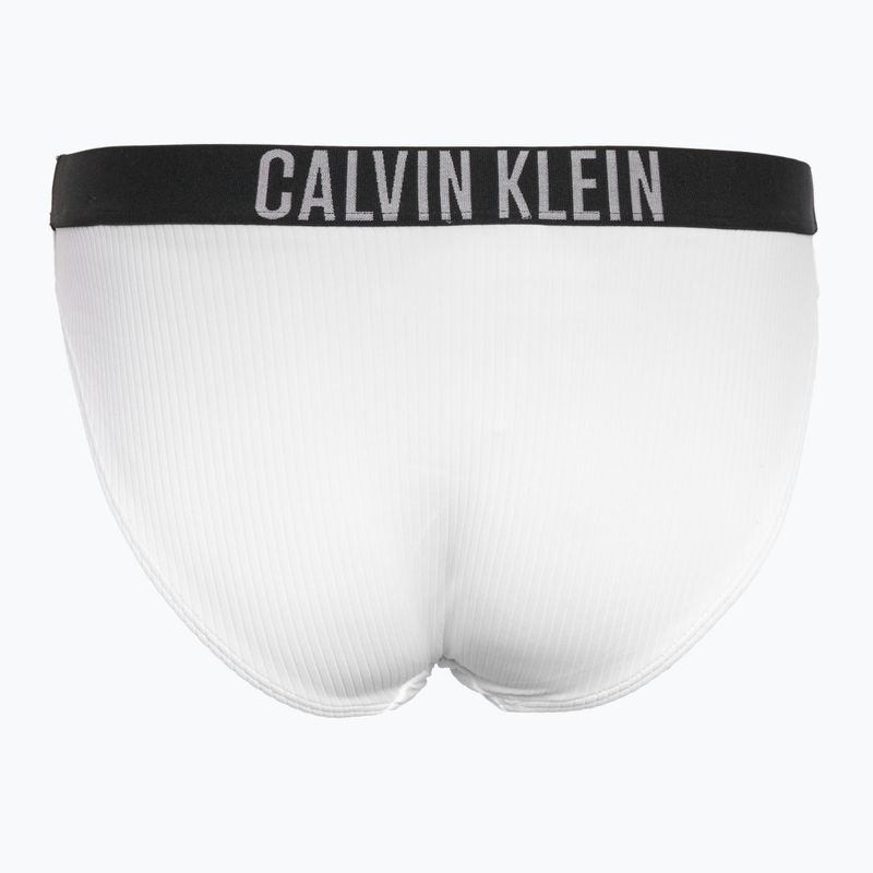 Spodní díl plavek Calvin Klein KW0KW02752 Intense Power Rib Bikini brilant white 2