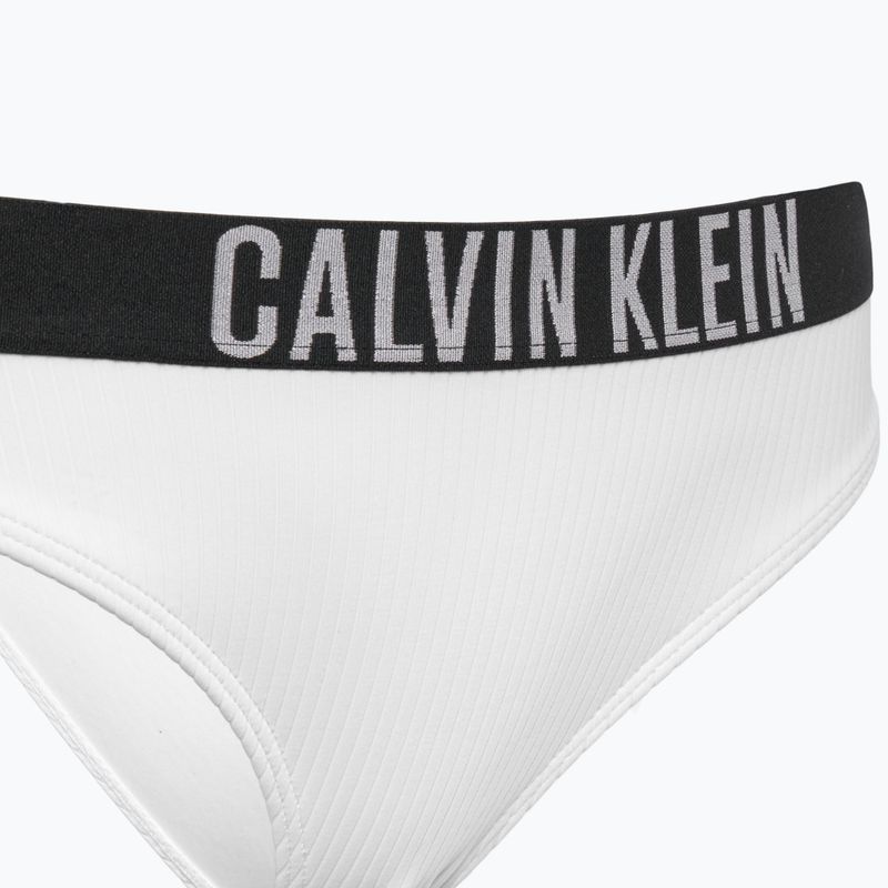 Spodní díl plavek Calvin Klein KW0KW02752 Intense Power Rib Bikini brilant white 3
