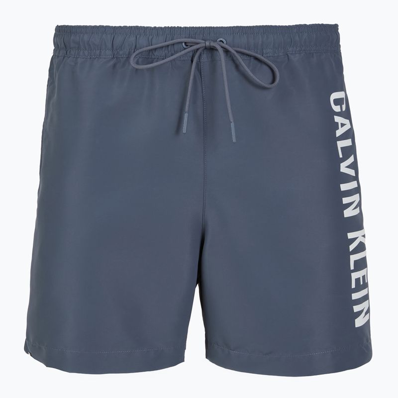 Pánské plavecké šortky Calvin Klein KM0KM01092 Intense Power Medium Drawstring grisaille