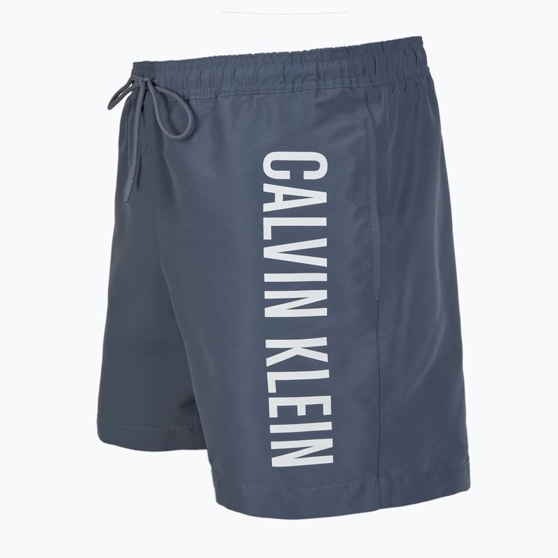 Pánské plavecké šortky Calvin Klein KM0KM01092 Intense Power Medium Drawstring grisaille 3