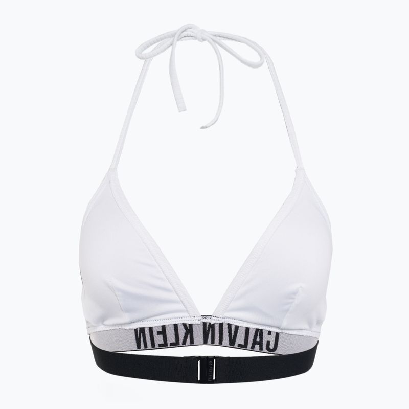 Horní díl plavek Calvin Klein KW0KW02750 Intense Power Rib Triangle-RP brilliant white 2
