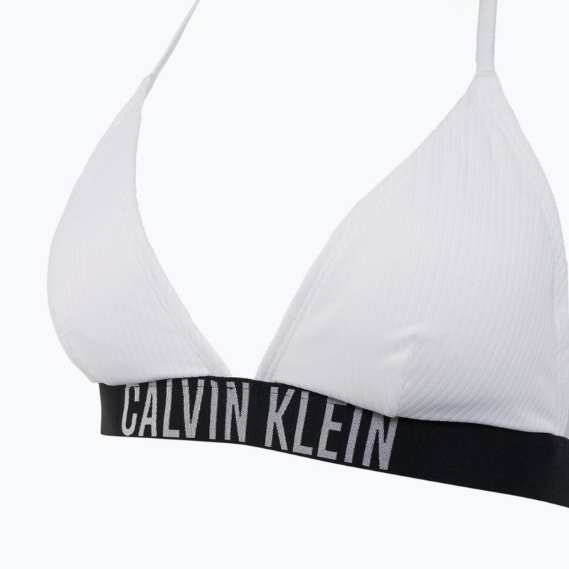 Horní díl plavek Calvin Klein KW0KW02750 Intense Power Rib Triangle-RP brilliant white 3