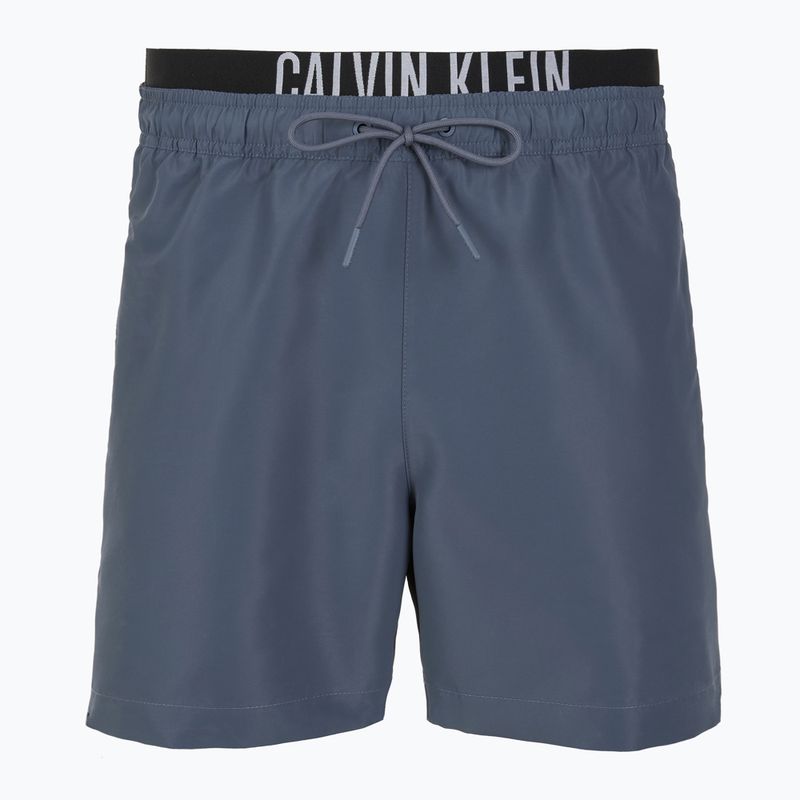 Pánské plavecké šortky Calvin Klein KM0KM01093 Intense Power Medium Double WB grisaille