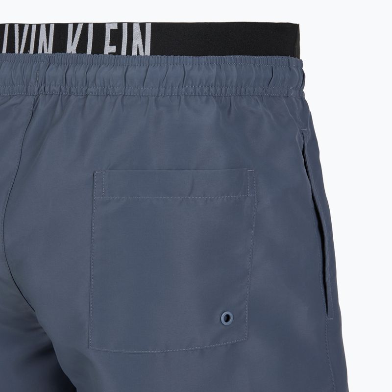Pánské plavecké šortky Calvin Klein KM0KM01093 Intense Power Medium Double WB grisaille 4