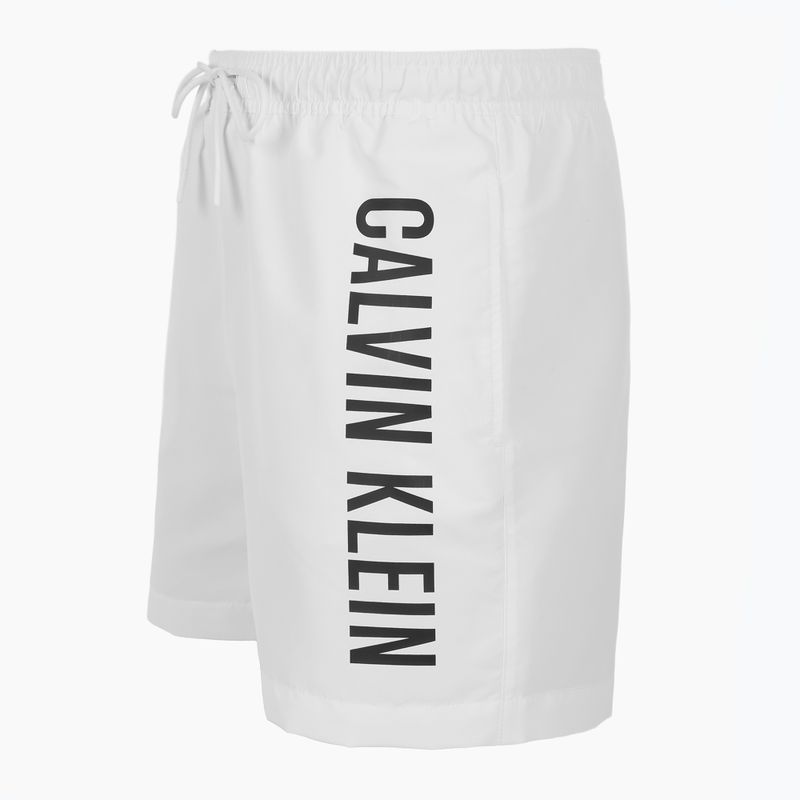 Pánské plavecké šortky Calvin Klein KM0KM01092 Intense Power Medium Drawstring pvh classic white 3