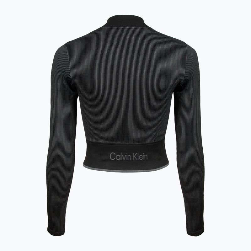 Dámská mikina Calvin Klein 00GWS4J406 Seamless black 2