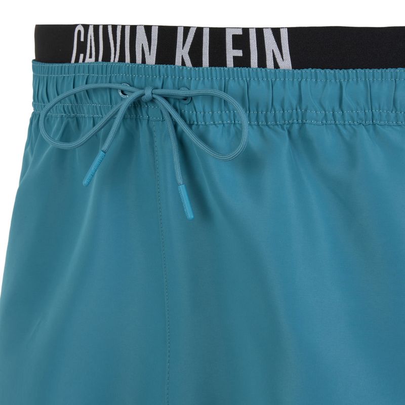Pánské plavecké šortky Calvin Klein KM0KM01093 Intense Power Medium Double WB storm blue 3