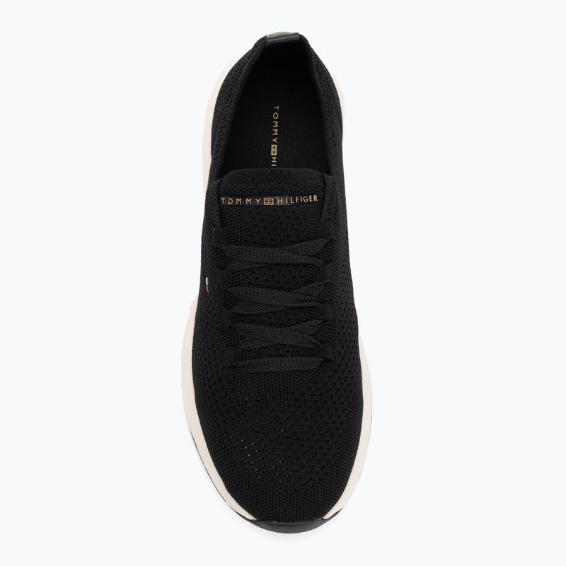 Dámské boty Tommy Hilfiger Knit Runner black 5