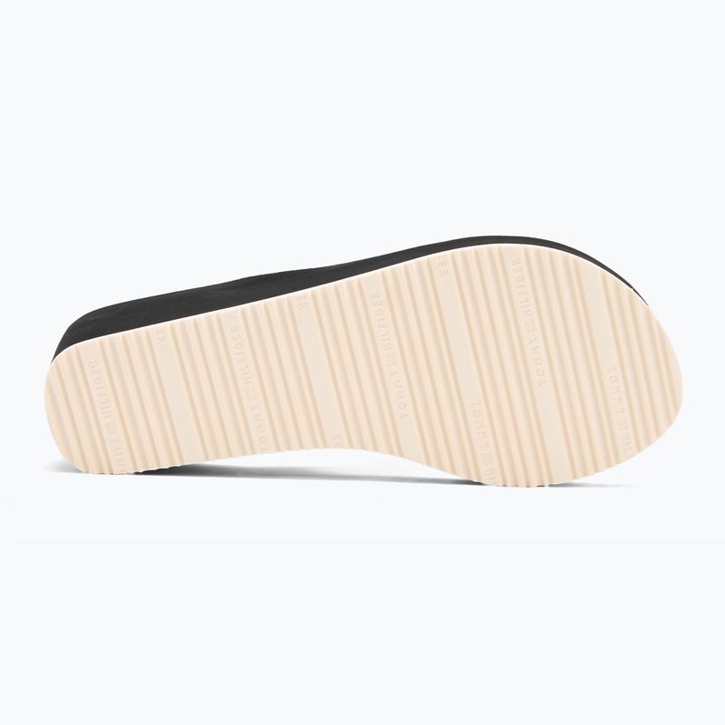 Dámské žabky Tommy Hilfiger Wedge Beach Sandal black 4