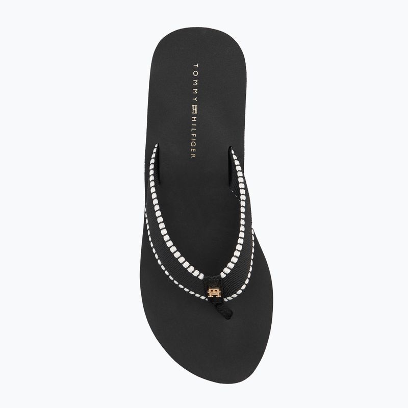 Dámské žabky Tommy Hilfiger Wedge Beach Sandal black 5
