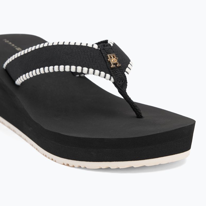 Dámské žabky Tommy Hilfiger Wedge Beach Sandal black 7