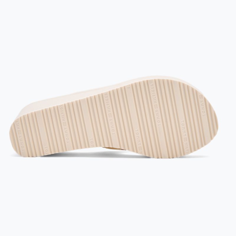 Dámské žabky Tommy Hilfiger Wedge Beach Sandal muslin 4