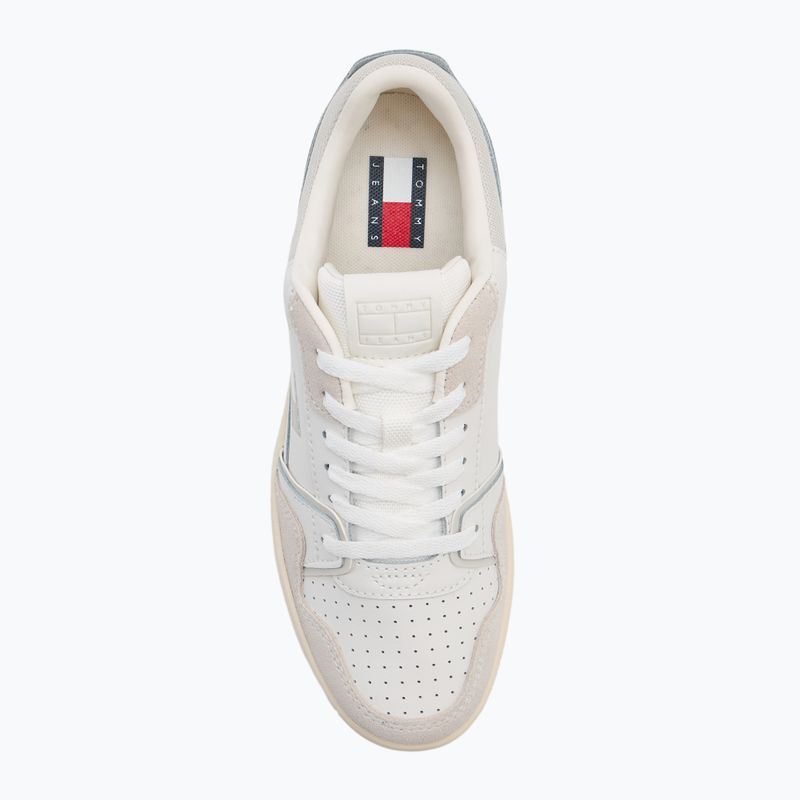 Dámské boty Tommy Jeans Retro Basket ecru/stratus grey 5