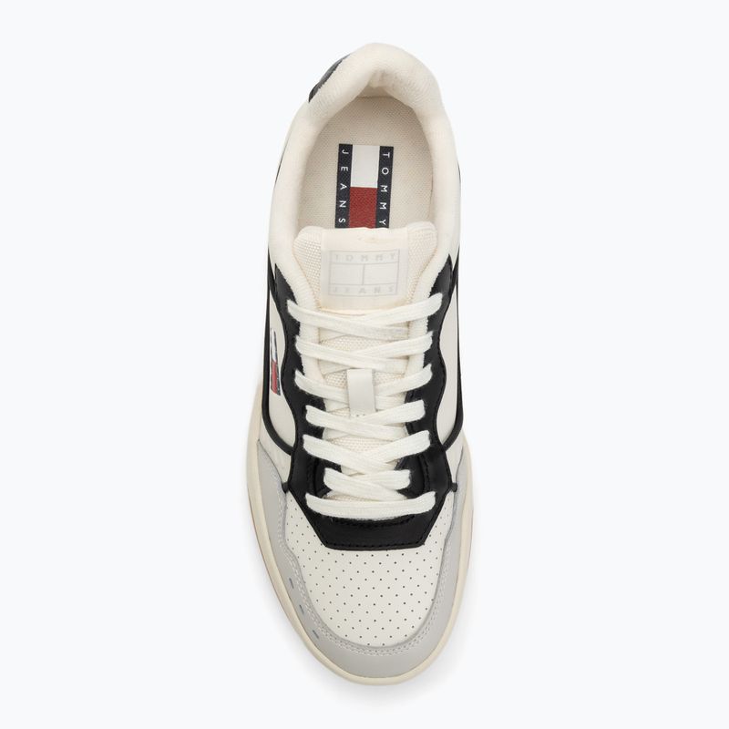 Pánské boty Tommy Jeans Cupsole Elevated Leather ivory 5