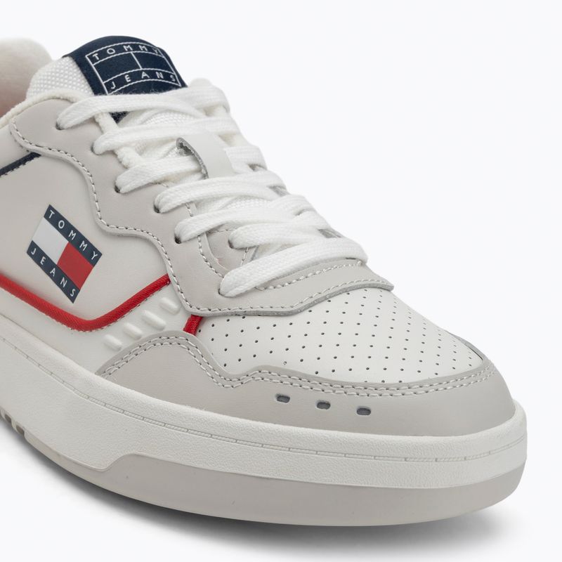 Pánské boty Tommy Jeans Cupsole Elevated Leather red/white/black 7