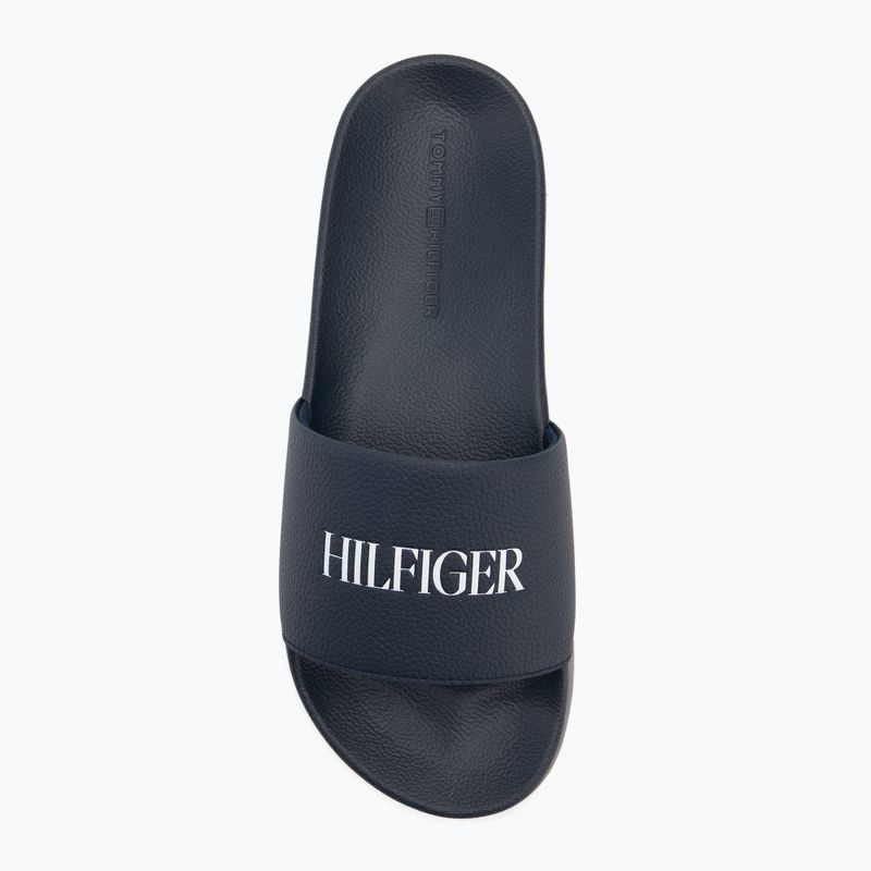 Pánské nazouváky Tommy Hilfiger Print Tumble Pool desert sky 5